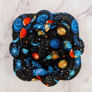 Handmade Cotton Bowl Cozy: Microwave Safe Hot Bowl Holder