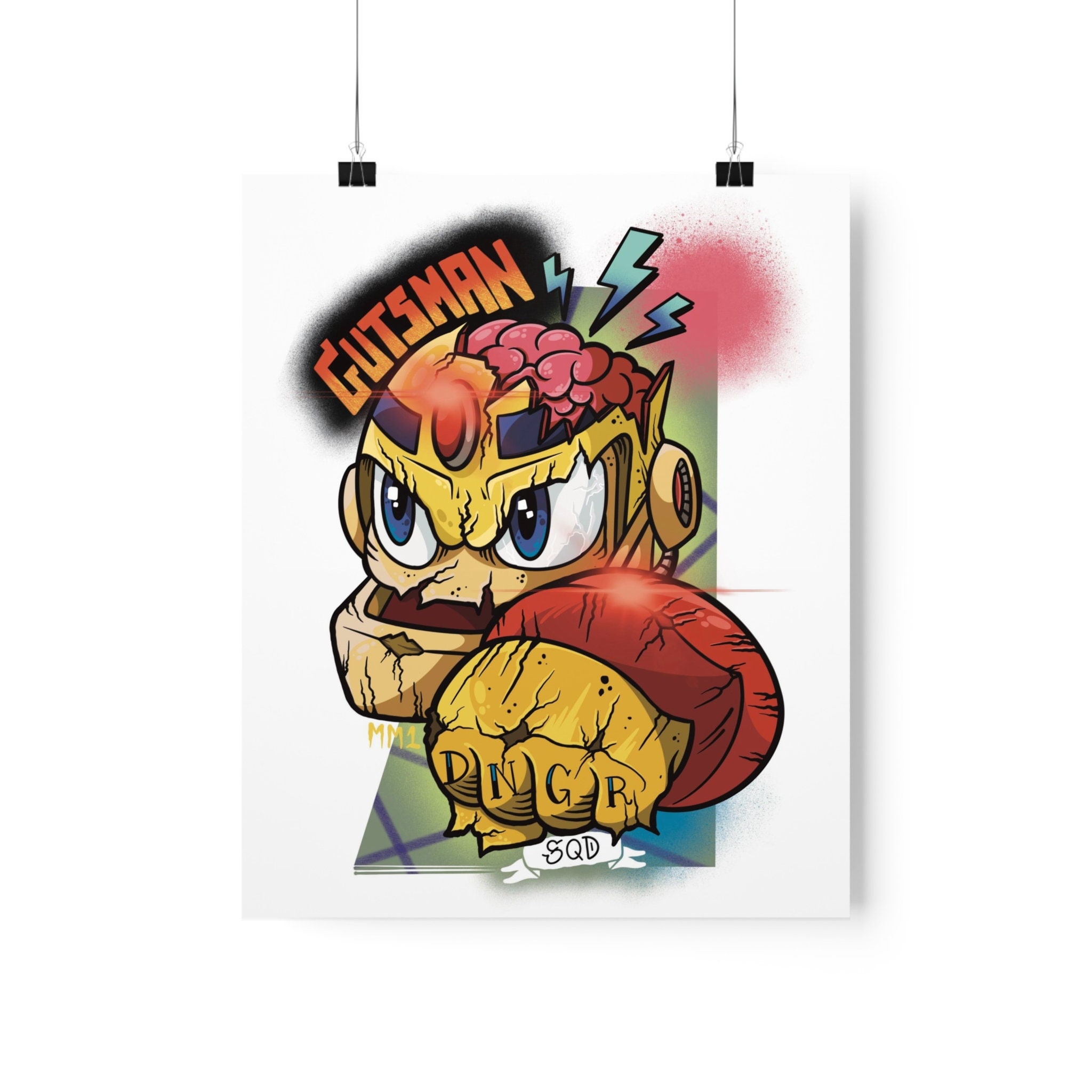 Wrecked Gutsman - Art Print - Etsy