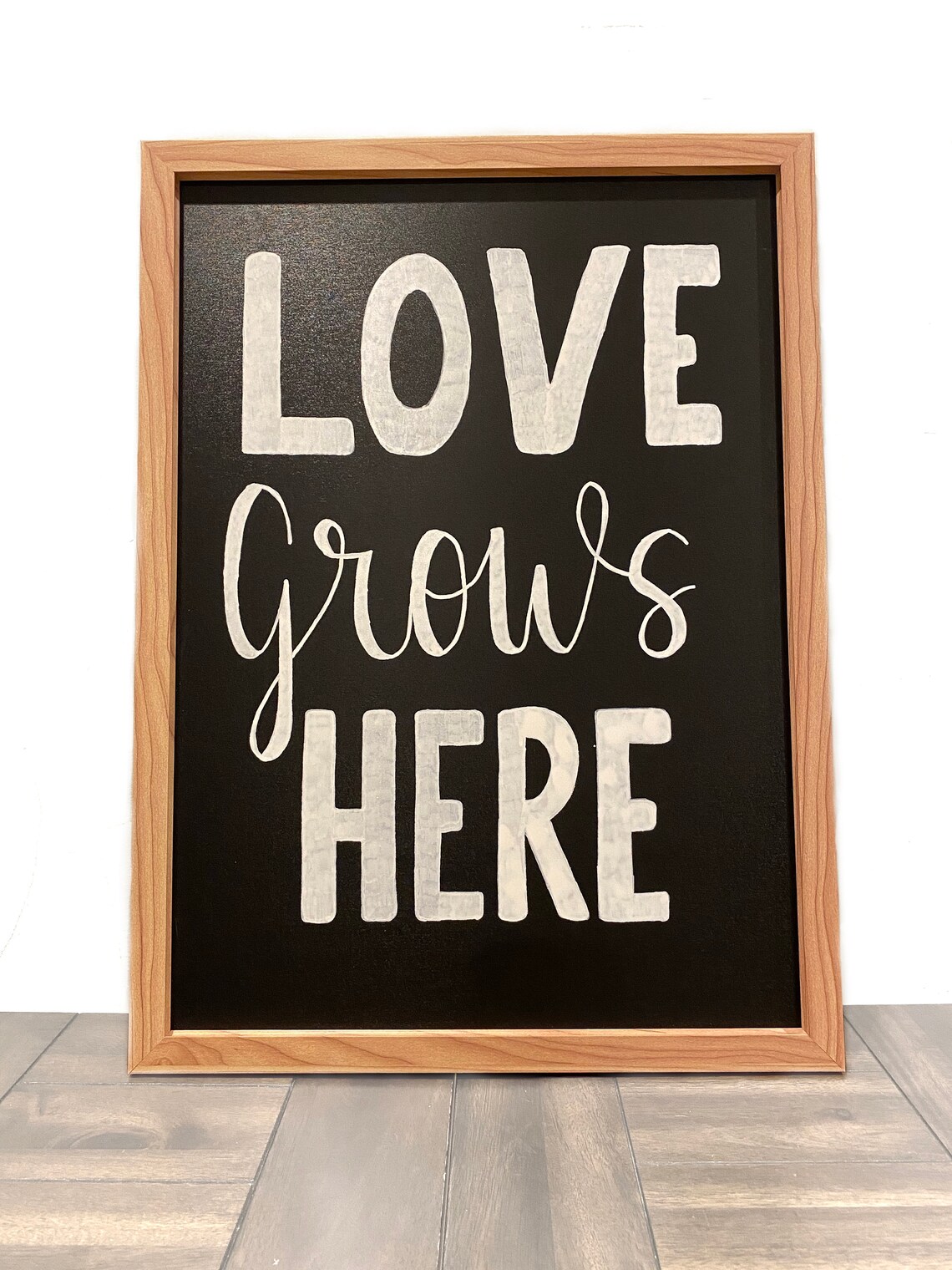 Custom Order Chalkboard Wall Sign Personalized Wall Decor Etsy