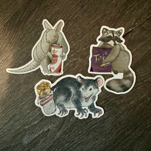 Stickers animaux poubelles !