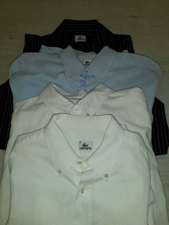 Vintage Lacoste oxfords shirts