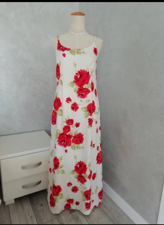Laura Ashley full length floral summer dress