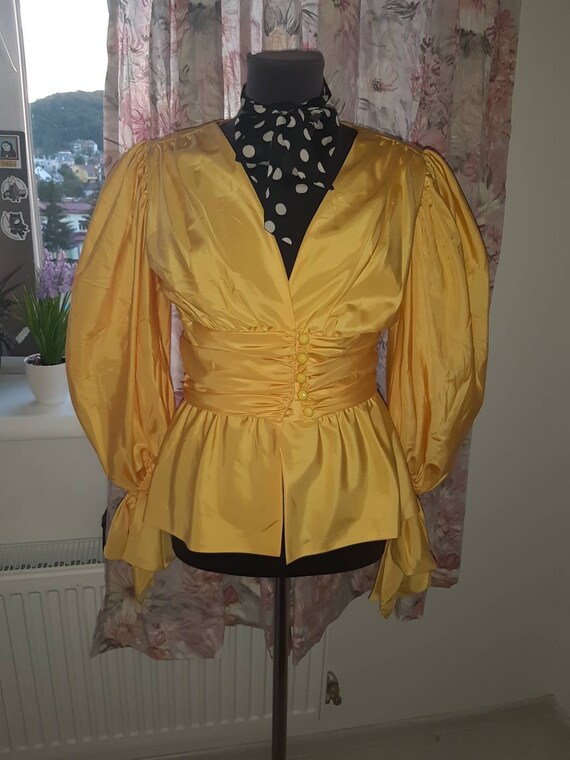 Vintage blouse by designer Frank Usher/France /puf