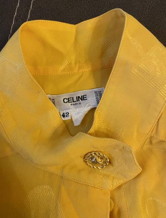 Celine vintage blouse silk