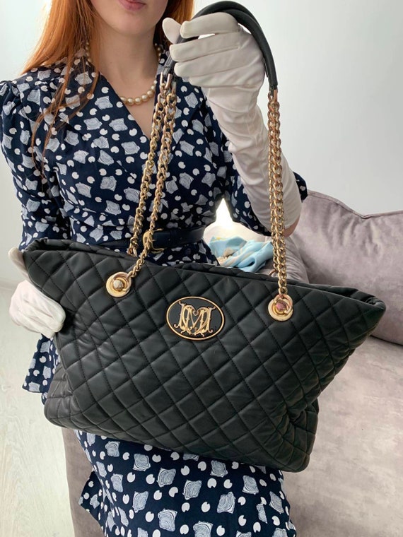 Moschino bag sholder/ chain bag/vintage moschino