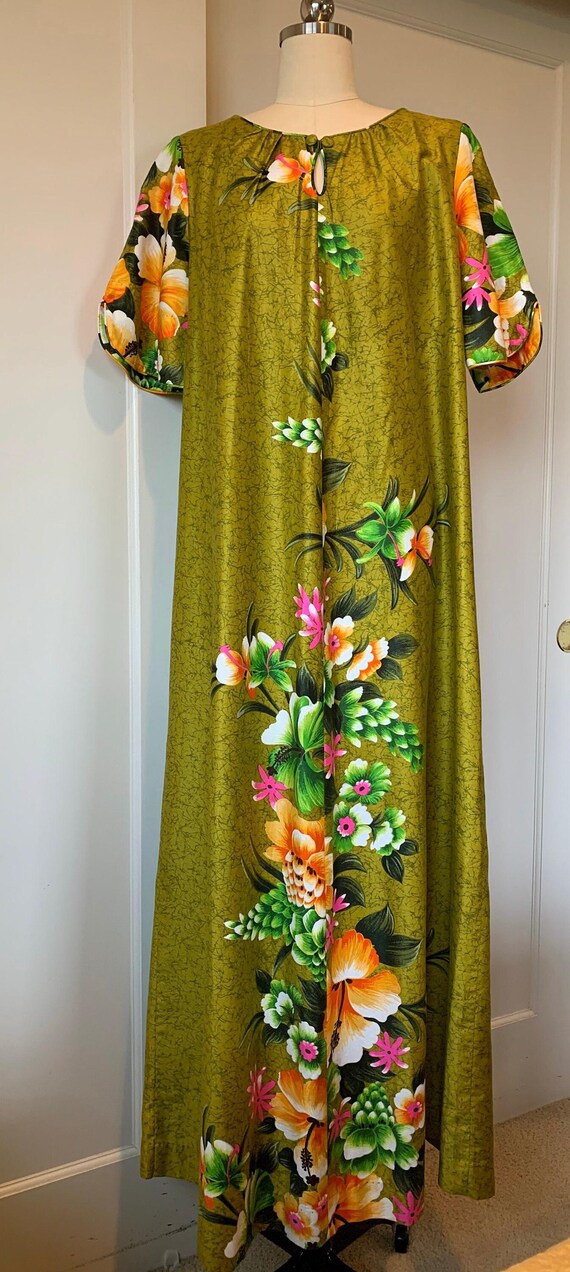 chinese dress ladies Chartreuse One Shoulder Maxi Dress – SASSYN Designer Boutique main image 1