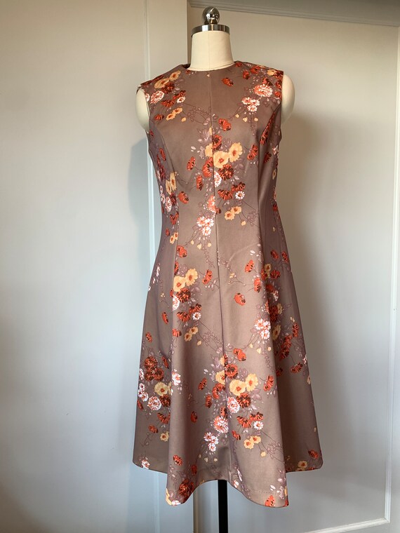 70's Floral Dress Suit with Matching Belt - image 2