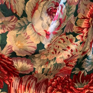 Vintage 80’s Laura Ashley Burgandy, Pink, Purple and Teal Floral Cotton Sundress image 14
