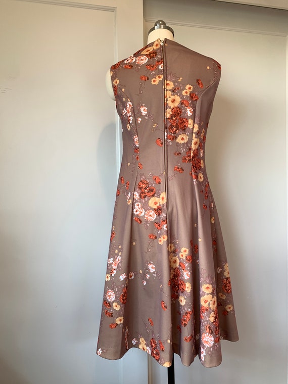 70's Floral Dress Suit with Matching Belt - image 4