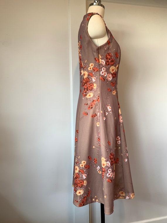 70's Floral Dress Suit with Matching Belt - image 3