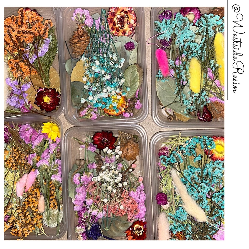 Preserved Floral Box for DIY Epoxy Resin Aromatherapy Candle Etsy