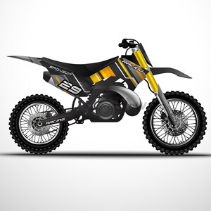 Download Motocross Dirt Bike Template Mockup Bike Vector Motocross Etsy
