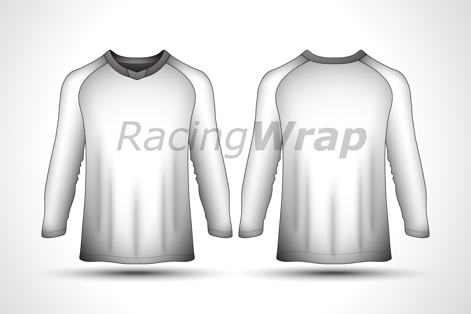 Download Racing Jersey Design Template Mockup Jersey Long Sleeve T | Etsy