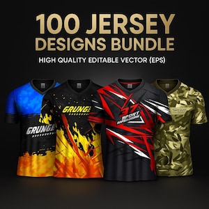 Los 100 mejores diseños de camisetas deportivas grunge personalizadas para impresión bajo demanda / Fondos únicos para carreras y ropa deportiva / Plantilla EPS editable