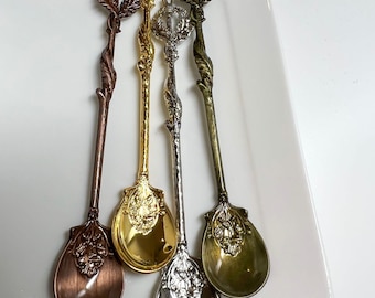Witchy Herbs Spoon | Altar Items | Witchcraft Spoons | Tasseography | Ritual spoon | Vintage Spoon | Ritual herb spoon, Spell Casting