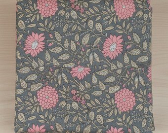 Natural Dye Indian Block Print Fabric by the Yard | Authentic Bagru Handloom Cotton Textile