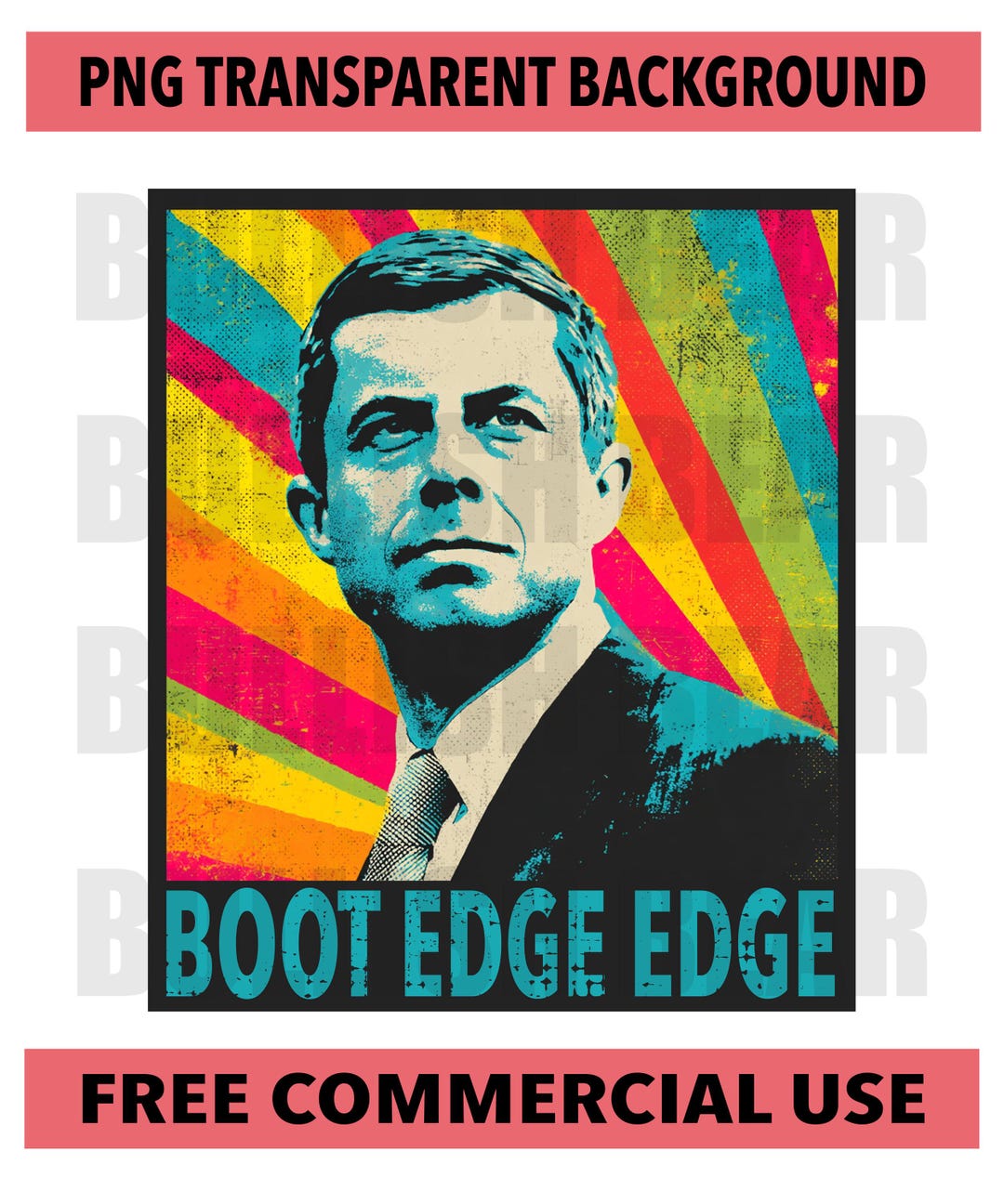 Pete Buttigieg PNG, Patriotic Pete Buttigieg Poster Design, Pete ...