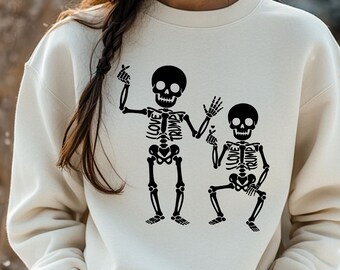 Enigszins subtiel skelet Halloween-png, grappig Trump-Halloween-png, pro-Trump-skeletontwerp, antwoord op enigszins subtiel F*ck Trump-skelet