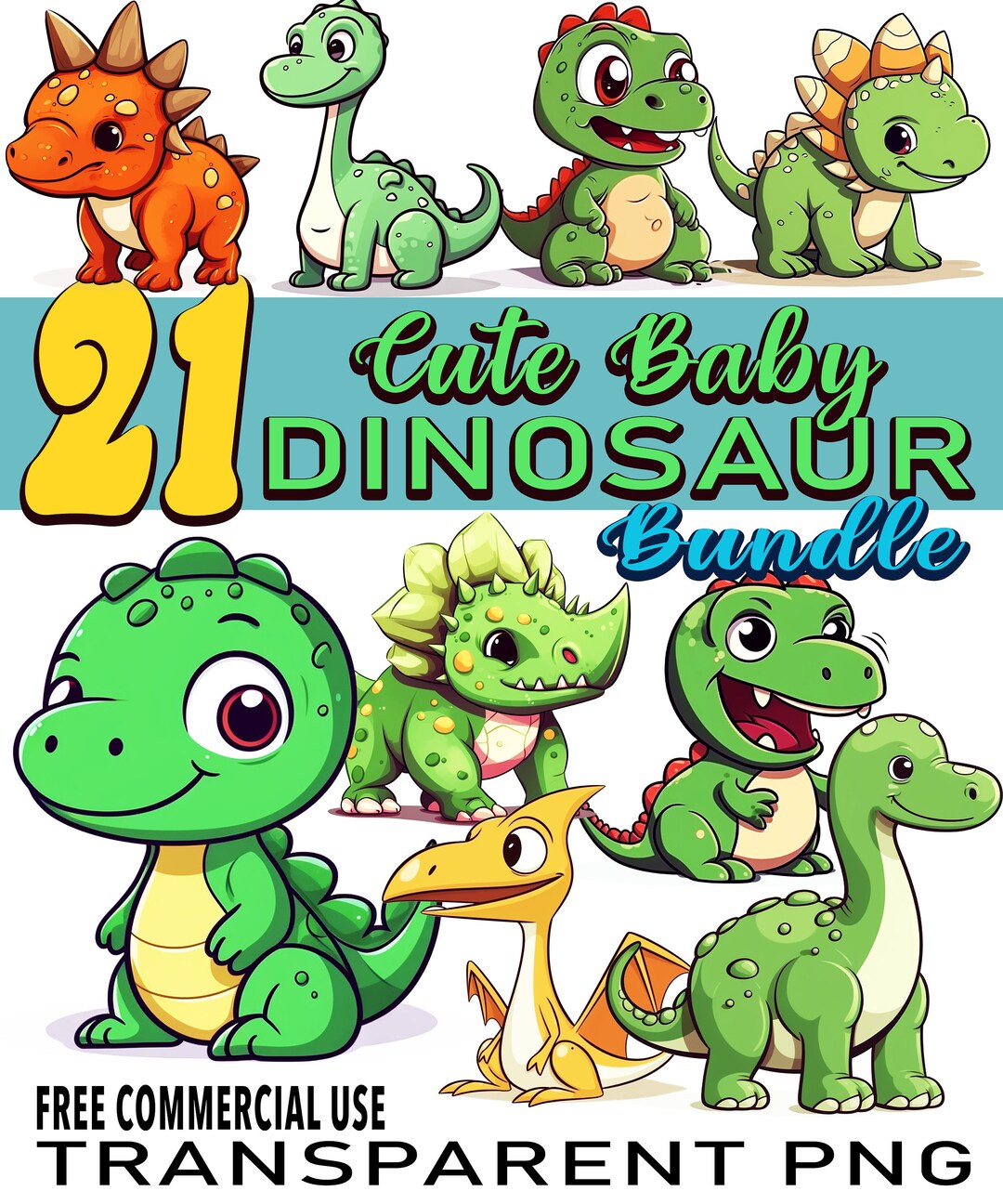 Cute Baby Dinosaur Digital Download, Ukids Drawing, PNG Transparent ...