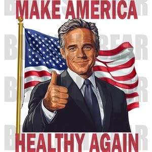 Maha, Make America Healthy Again PNG, RFK Jr MAHA Digital Download, Robert F Kenedy Jr. Make America Healthy Again Png file download