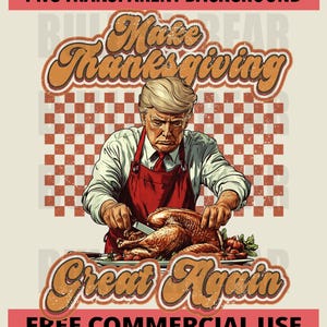 Vintage MakeThanksgiving Great Again PNG, Retro Trump Thanksgiving Design, Thanksgiving Decor PNG, Pro Trump Fall PNG, Trump Thanksgiving
