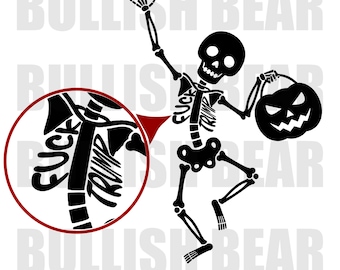 Skelet F*ck Trump png, enigszins subtiel Halloween-skelet snoepshirt png, spookachtig seizoen Halloween-kostuum, anti-troef png, halloween-png