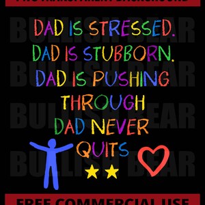 Papa cite PNG, fête des pères Design PNG, téléchargement numérique fête des pères, fête des pères Design Simple PNG Clip Art pour chemises, tasses, cartes