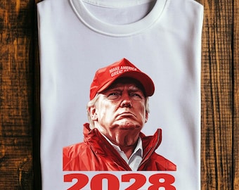 President Trump 2028 PNG Digital Download, Trump 2028 Patriotic PNG, Trump 2028 48th President of America, Trump PNG for Shirts, Posters,