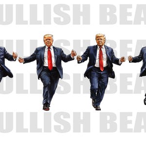 Funny Trump Dancing PNG, Trump Dance for America Digital Download, Pro-Trump Dancing PNG, Trump Dance Design for shirts, mugs, gifts, arts