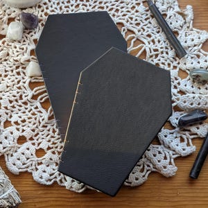 Customizable Coffin Notebook: Gothic Grimoire, Witchy Journal