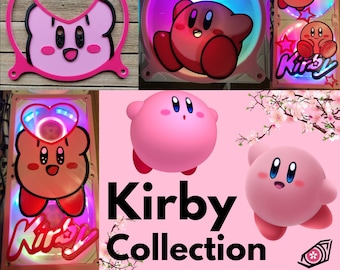 Kirby Collection - Tri Color Gaming Computer Fan Shroud / Grill / Cover - Nintendo - Custom 3D Printed - 120mm, 140mm