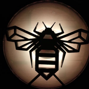 Honey Bee Bumble Bee Gaming Computer Fan Shroud / Grill / Cover - Custom 3D Printed - 120mm, 140mm