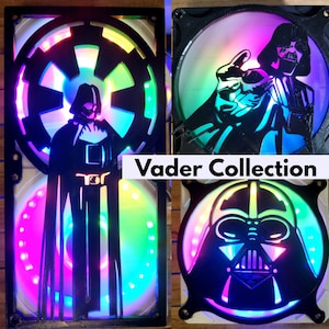 Galactic Empire Logo / Imperial Gaming Computer Fan Shroud / Grill / Abdeckung - Star Wars - 3D gedruckt - 120mm, 140mm