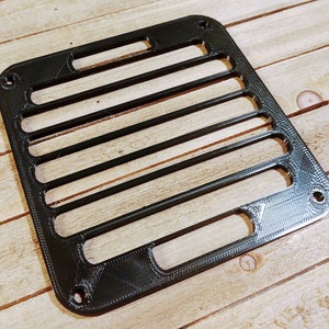 Generic Slatted Gaming Computer Fan Shroud / Grill / Cover - Custom 3D Printed - 120mm, 140mm
