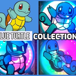 Blue Turtle Collection Gaming Computer Fan Shroud / Grill / Cover - Kawaii - Custom 3D Printed - 120mm, 140mm