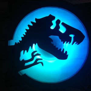 Tyrannosaurus Rex Gaming Computer Fan Shroud / Grill / Cover - Custom 3D Printed