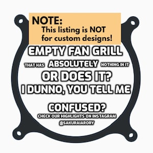 Empty Fan Grill