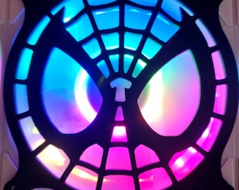 Spider Eyes Gaming Computer Fan Shroud / Grill / Cover - Custom 3D Printed - 120mm, 140mm