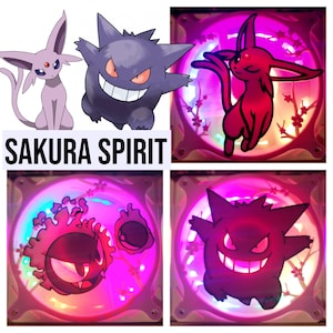 Sakura Spirit Collection Gaming Computer Fan Shroud / Grill / Cover - Sakurai Armory - Custom 3D Printed - 120mm, 140mm