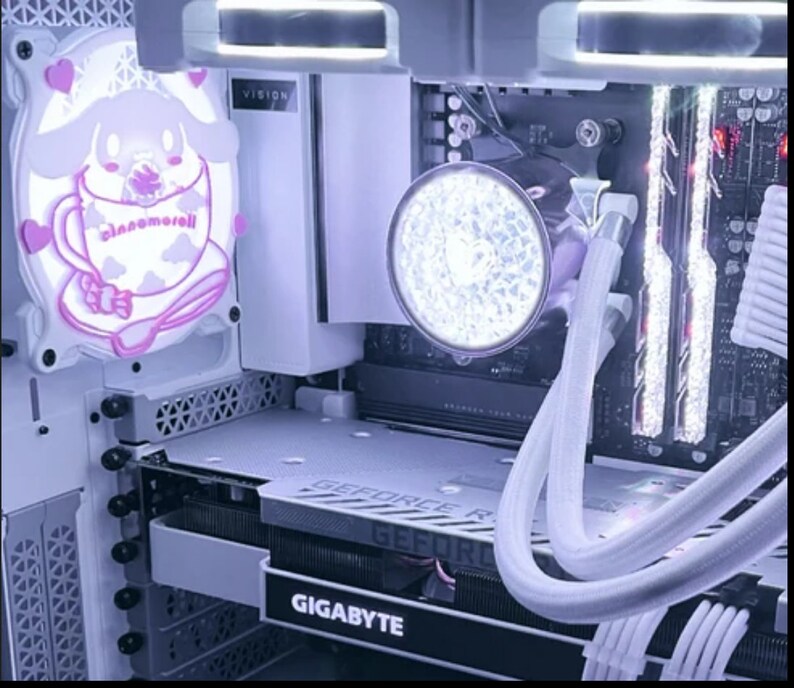 Cinnamoroll Dual Color Gaming Computer Fan Shroud / Grill / Etsy