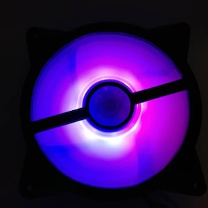 Tamer&#39;s Sphere Gaming Computer Fan Shroud / Grill / Cover - Sakurai Armory - Custom 3D Printed - 120mm, 140mm