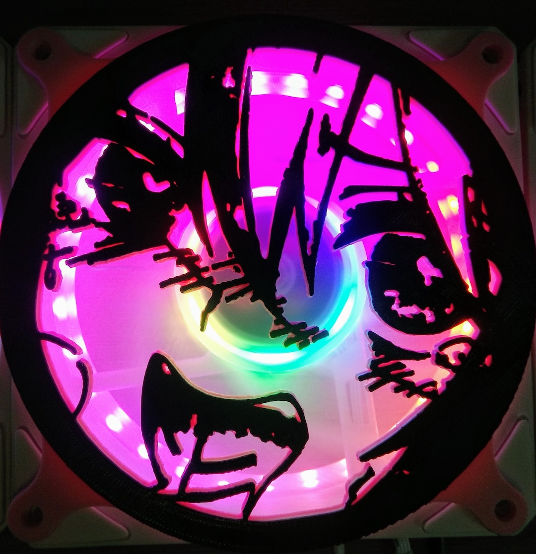 Ahegao Gaming Computer Fan Shroud / Grill / Cover NSFW Custom 3D
