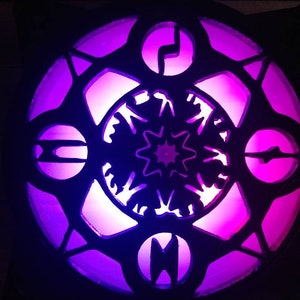 Arcane School of Necromancy Logo Gaming Computer Fan Shroud / Grill / Cover - Custom 3D Printed - 120mm, 140mm