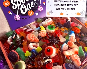 Halloween Sweets Box, ‘The Spooky One’, Pick n Mix Treat Box, Halloween Candy Gift