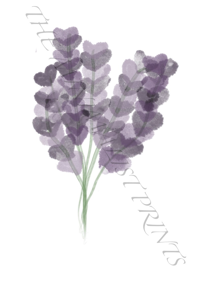 Room Decor Digital Art Lavender Boho Digital Print Wall Decor Purple Digital Download Floral Wall Art Home Decor Bedroom Wall Decor