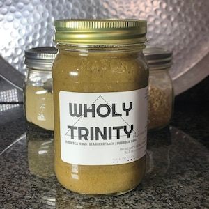 WholyTrinity | Sea Moss, Bladderwrack, Burdock Root Gel 16oz
