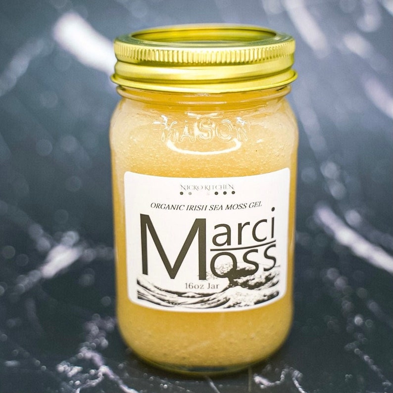 Wildcrafted Sea Moss Gel | MarciMoss | 16oz Jar 