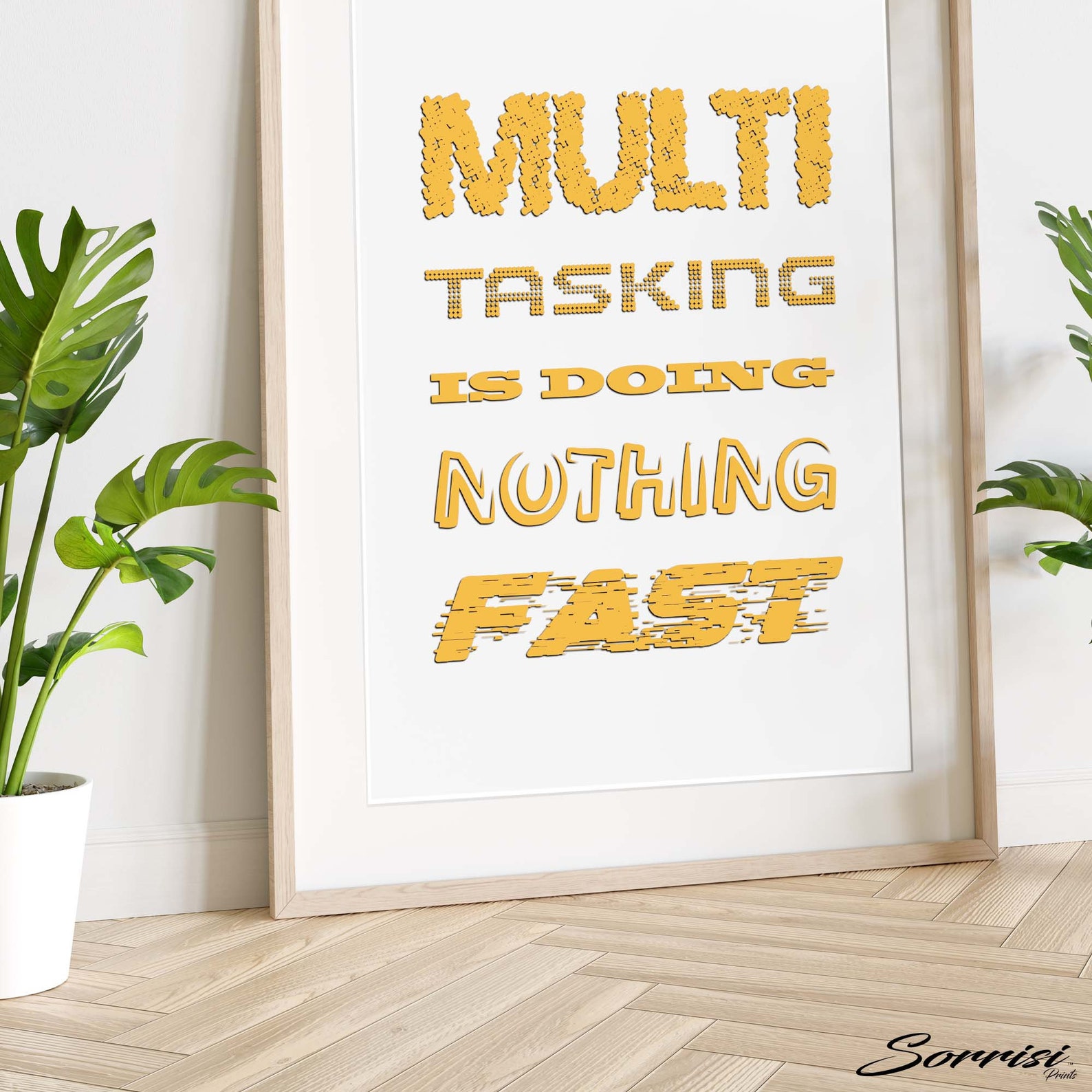 Multi-tasking, Myth, Quote, Wordart, Instant Digital Download, Print ...