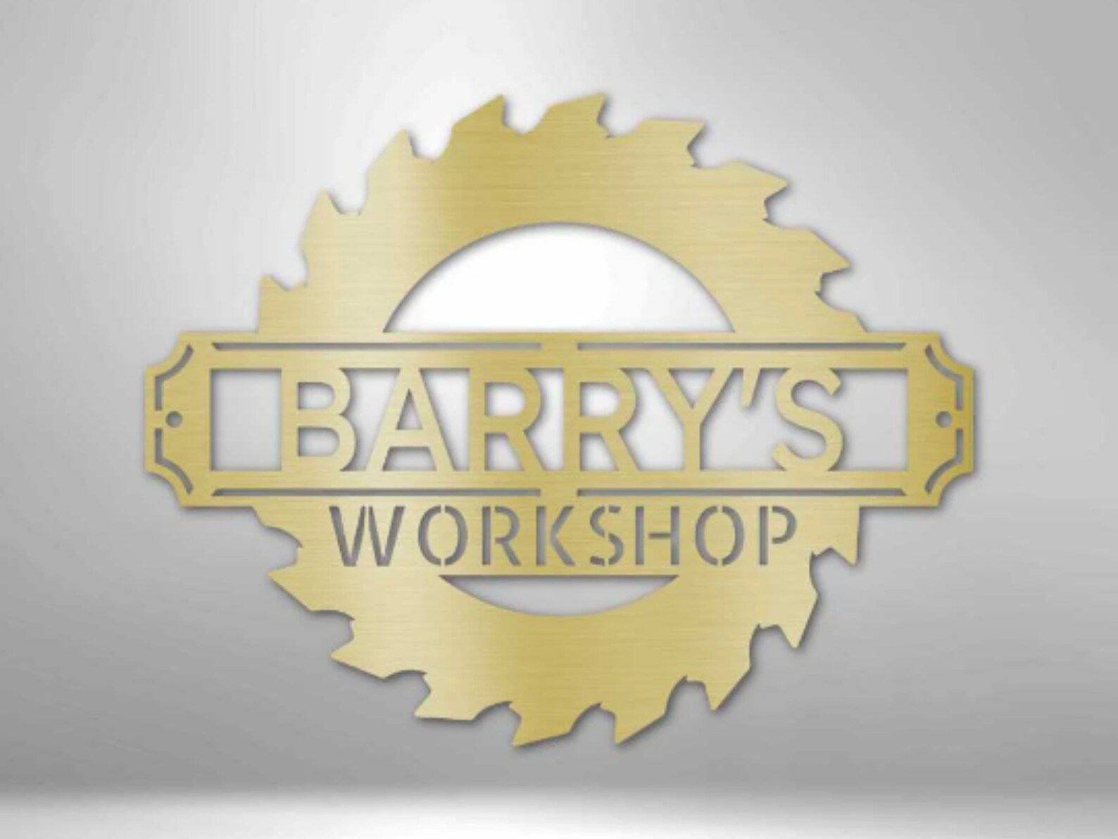 CUSTOM SAWMILL SIGN Monogram Steel Sign Personalized Sawmill Etsy