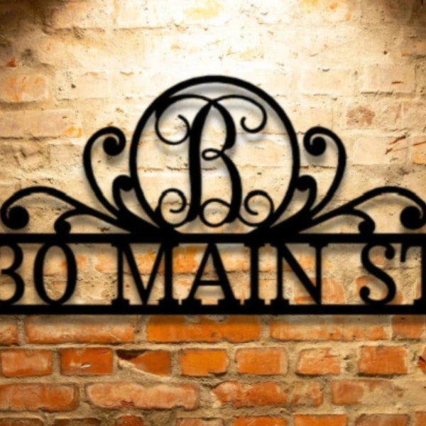 Scroll Monogram - Etsy